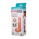 Фаллическая насадка Харнесс UNICOCK 5,5  - 17 см. - LOVETOY (А-Полимер) - купить с доставкой в Рязани