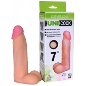 Фаллическая насадка Харнесс UNICOCK 7  - 19 см. - LOVETOY (А-Полимер) - купить с доставкой в Рязани