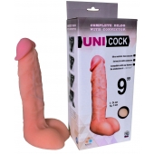 Фаллическая насадка Харнесс UNICOCK 9  - 24 см. - LOVETOY (А-Полимер) - купить с доставкой в Рязани