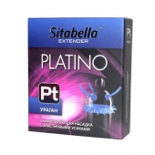 Стимулирующая насадка с усиками и шипиками Platino  Ураган - Sitabella - купить с доставкой в Рязани