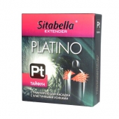 Стимулирующая насадка с шипиками по бокам Platino  Тайфун - Sitabella - купить с доставкой в Рязани