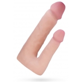 Поясной страпон с насадкой для двойного проникновения - 16 см. - ToyFa - купить с доставкой в Рязани