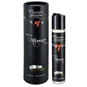 Массажное масло с ароматом кокоса Huile de Massage Gourmande Coco - 59 мл. - Plaisir Secret - купить с доставкой в Рязани