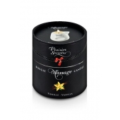 Массажная свеча с ароматом ванили Bougie Massage Gourmande Vanille - 80 мл. - Plaisir Secret - купить с доставкой в Рязани