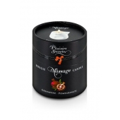 Массажная свеча с ароматом граната Bougie de Massage Gourmande Grenadine - 80 мл. - Plaisir Secret - купить с доставкой в Рязани