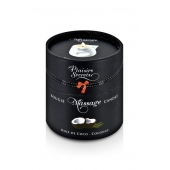 Массажная свеча с ароматом кокоса Bougie de Massage Gourmande Coco - 80 мл. - Plaisir Secret - купить с доставкой в Рязани