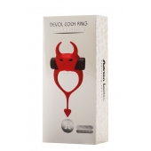 Красное эрекционное кольцо в форме дьяволенка DEVOL COCKRING - Adrien Lastic - в Рязани купить с доставкой