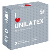 Презервативы с точками Unilatex Dotted - 3 шт. - Unilatex - купить с доставкой в Рязани