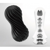 Мастурбатор FLEX Rocky Black с плотным рельефом - Tenga - в Рязани купить с доставкой