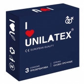 Ультрапрочные презервативы Unilatex Extra Strong - 3 шт. - Unilatex - купить с доставкой в Рязани