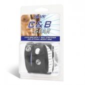 Утяжка для мошонки и пениса Cock Ring With 1  Ball Stretcher And Optional Weight Ring - BlueLine - купить с доставкой в Рязани