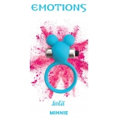 Голубое эрекционное виброколечко Emotions Minnie Breeze - Lola Games - в Рязани купить с доставкой