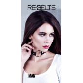 Чёрный чокер-кляп Iman Black - Rebelts - купить с доставкой в Рязани
