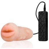 Мастурбатор-ротик с вибрацией REALSTUFF VIBRATING MASTURBATOR MOUTH - Dream Toys - в Рязани купить с доставкой