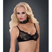 Полиуретановый ошейник с пуклями и D-кольцами Collar with Studs - Blush Novelties - купить с доставкой в Рязани