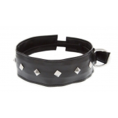 Полиуретановый ошейник с пуклями Collar with Studs - Blush Novelties - купить с доставкой в Рязани