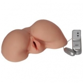 Телесная вибровагина из киберкожи с выносным пультом - LOVETOY (А-Полимер) - в Рязани купить с доставкой