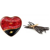 Массажная свеча с ароматом ванили Bougie Massage Candle - 35 мл. - Plaisir Secret - купить с доставкой в Рязани