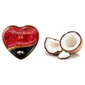 Массажная свеча с ароматом кокоса Bougie Massage Candle - 35 мл. - Plaisir Secret - купить с доставкой в Рязани