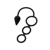 Тройное эрекционное кольцо с анальным хвостом Drop S-size - Erotist Adult Toys - в Рязани купить с доставкой