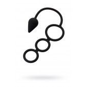 Тройное эрекционное кольцо с анальным хвостом Drop S-size - Erotist Adult Toys - в Рязани купить с доставкой