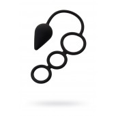 Тройное эрекционное кольцо с анальным хвостом Drop M-size - Erotist Adult Toys - в Рязани купить с доставкой