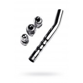 Металлический анальный душ с тремя насадками - ToyFa - купить с доставкой в Рязани