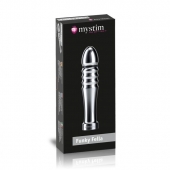 Ребристый фаллоимитатор для электростимуляции Funky Fella Rill Dildo - 13 см. - MyStim - купить с доставкой в Рязани