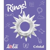 Прозрачное эрекционное кольцо Rings Cristal - Lola Games - в Рязани купить с доставкой