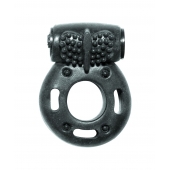 Черное эрекционное кольцо с вибрацией Rings Axle-pin - Lola Games - в Рязани купить с доставкой