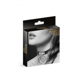 Черный чокер с двумя кольцами - Bijoux Pour Toi - купить с доставкой в Рязани