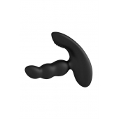 Черный силиконовый стимулятор простаты Levett Nitoc с пультом ДУ - Levett - в Рязани купить с доставкой