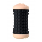 Двухсторонний мастурбатор JOS JANICE в черном цилиндре - JOS - в Рязани купить с доставкой