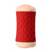 Двухсторонний мастурбатор JOS  NADIN в красном цилиндре - JOS - в Рязани купить с доставкой