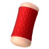 Двухсторонний мастурбатор JOS  NADIN в красном цилиндре - JOS - в Рязани купить с доставкой