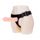 Телесный фаллоимитатор на трусиках Jessica Strap-On - 15,5 см. - Baile - купить с доставкой в Рязани