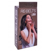 Кляп-трензель Lora с металлическими кольцами - Rebelts - купить с доставкой в Рязани
