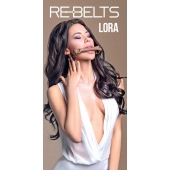 Кляп-трензель Lora с металлическими кольцами - Rebelts - купить с доставкой в Рязани