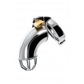 Серебристый мужской пояс верности TOYFA Metal - ToyFa - купить с доставкой в Рязани