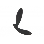 Чёрный вибростимулятор простаты Sex Expert Vibe Pleasure - Sex Expert - в Рязани купить с доставкой