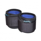 Неопреновые черно-синие наручники - Sitabella - купить с доставкой в Рязани