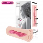 Мастурбатор-вагина Nara с двойным слоем материала - KOKOS - в Рязани купить с доставкой