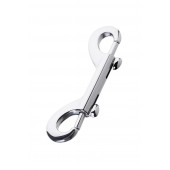 Серебристый двухсторонний карабин TOYFA Metal - ToyFa - купить с доставкой в Рязани