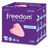 Женские гигиенические тампоны без веревочки FREEDOM normal - 3 шт. - Freedom - купить с доставкой в Рязани
