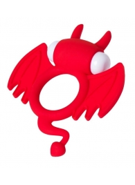 Красное эрекционное кольцо на пенис JOS COCKY DEVIL - JOS - в Рязани купить с доставкой