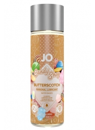 Смазка на водной основе Candy Shop Butterscotch с ароматом ирисок - 60 мл. - System JO - купить с доставкой в Рязани