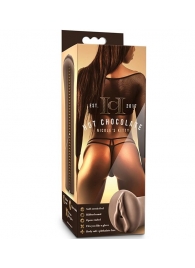 Коричневый мастубратор-вагина Nicole s Kitty - Blush Novelties - в Рязани купить с доставкой