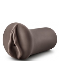Коричневый мастубратор-вагина Nicole s Kitty - Blush Novelties - в Рязани купить с доставкой