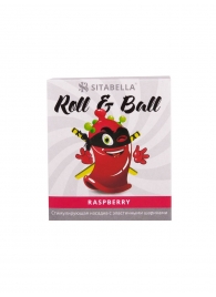 Стимулирующий презерватив-насадка Roll   Ball Raspberry - Sitabella - купить с доставкой в Рязани