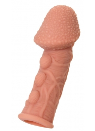 Насадка на фаллос с пузыриками, венками и ребристостью KOKOS Extreme Sleeve 09 - 12,7 см. - KOKOS - в Рязани купить с доставкой